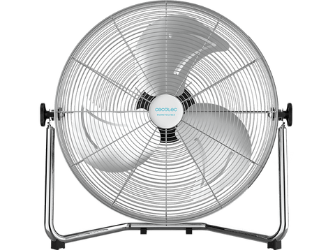 Ventilador industrial - Cecotec EnergySilence 5000 Pro, 120 W, Motor de Cobre, 3 Velocidades, Acabado cromado