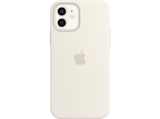 Funda - Apple funda silicona con MagSafe para el iPhone 12 y el iPhone 12 Pro, Blanco