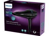 Secador - Philips DryCare Pro BHD272/00, 2100 W, Motor de AC, ThermoProtect, Cuidado iónico, Negro