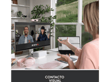 Webcam - Logitech Brio 500, Full HD 1080p, Enfoque automático, Micrófono con reducción de ruido, Rosa