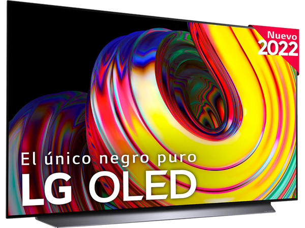 TV OLED 55" - LG OLED55CS6LA, UHD 4K, α9 Gen 5 AI, Smart TV, DVB-T2 (H.265), Negro