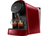 Cafetera de cápsulas - Philips L'OR LM8012/51 Barista, 1450 W, 19 Bar, 1 l, Función 2 tazas, Rojo + 9 cápsulas