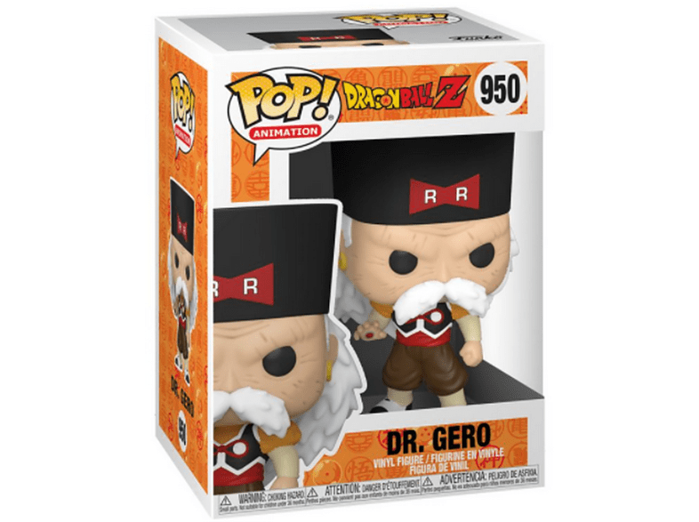 Figura - Funko POP! Dr. Gero, Dragon Ball Z, 10 cm, Vinilo, Multicolor