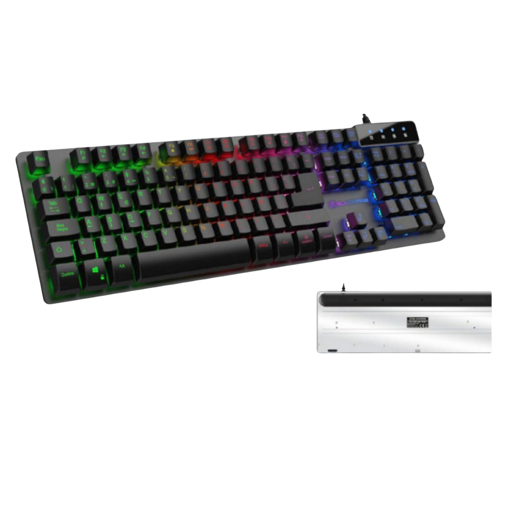 Teclado - Ardistel BlackFire Steel BFX-201, 19 Teclas Anti-Ghosting, Efecto breathing, Negro