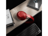 Auriculares inalámbricos - Vieta Pro Way 3, Dual Pairing, Gaming Mode, Doble plegado, 50 hs, Rojo