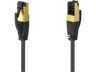 Cable de red - Hama 00200694, CAT 8, 40 Gbit/s, S/FTP, Libre de halógenos, 5m, Negro