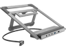 Docking station - Hama 00200139, 12 puertos en 1, Conector USB - C, Resolución 4K, Puerto de Audio de 3,5 mm, Gris