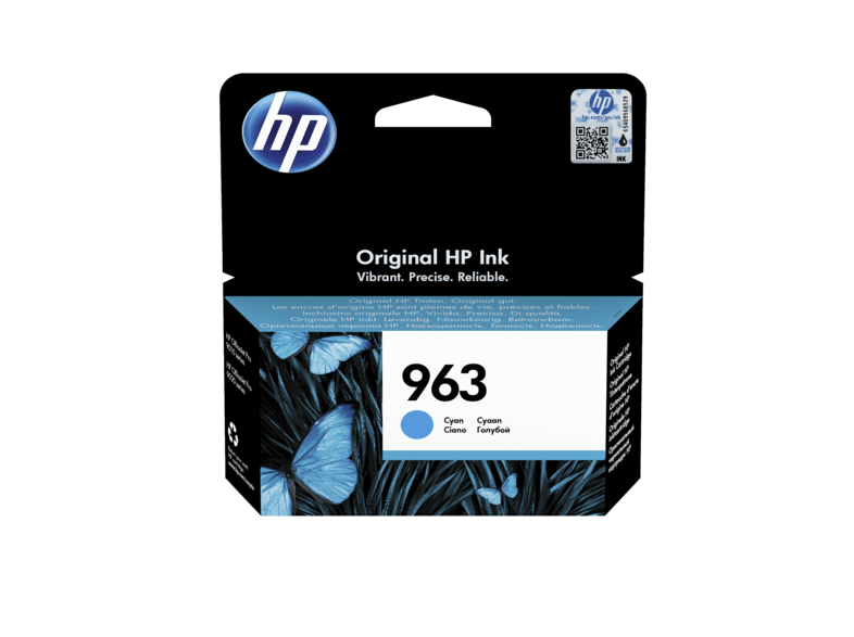 Cartucho de tinta - HP 963, Cian, 3JA23AE