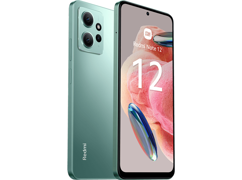 Móvil - Xiaomi Redmi Note 12, Verde, 64 GB, 4 GB RAM, 6.67 AMOLED FHD+ 120Hz, Qualcomm Snapdragon® 680 2,4 Ghz, 5000 mAh, Android