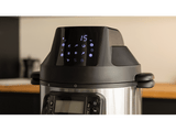 Robot de cocina - Cecotec Olla GM Modelo H Deluxe FRY, Multifunción, 1530 W, 6 L, Programable, Freidora de Aire, Báscula integrada, Negro y Plateado