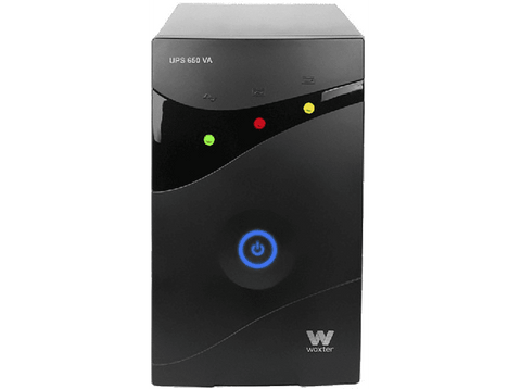 SAI - Woxter 650 VA, microprocesador, display LED, alarma acústica, autonomía 8-15 minutos, color
