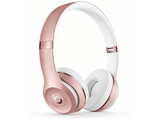 Auriculares inalámbricos - Beats Solo 3, De diadema, Bluetooth, Supresión de ruido, Hasta 40h, Oro rosa