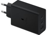 Cargador - Samsung EP-T6530, 65W, De Pared, 2x USB-C/1x USB-A, Carga Rápida, Sin Cable, Negro