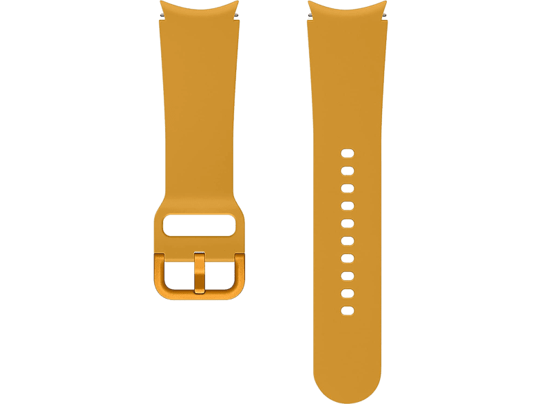 Recambio correa - Samsung Sport Band, Para Galaxy Watch 4, S/M, 20 mm, Fluoroelastómero, Mostaza