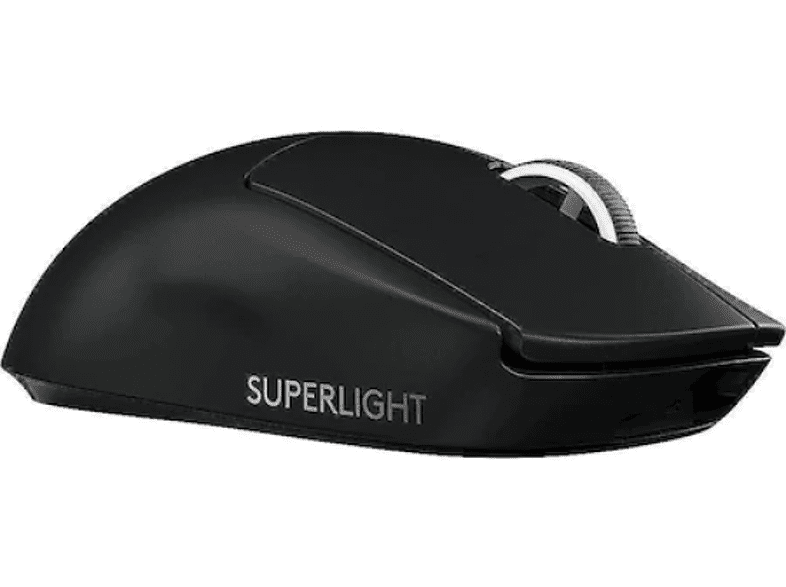 Ratón gaming - Logitech Pro X Superlight, Inalámbrico, 25600 ppp, 5 botones, LightSpeed, 70 h, Negro