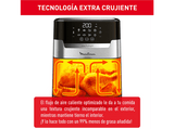 Freidora sin aceite - Easy Fry & Grill EZ505D10, 2 En 1, 1400 W, 4.2 l, De 80 °C a 200 °C, Temporizador, Plata