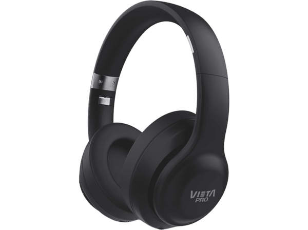 Auriculares inalámbricos - Vieta VHP-BT499BK, Con diadema, Circumaurales, 20 h, Bluetooth, Micrófono, Negro