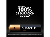 Pilas AAA - Duracell PLUS AAA LR03 / LR3, Pilas alcalinas, Pack 12 Uds, 1.5 V, MN2400, Universal, Negro