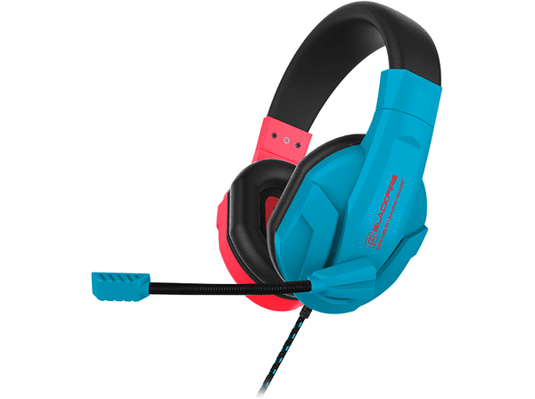 Auriculares Gaming - Ardistel Blackfire Gaming NSX-Neon, Para Nintendo Switch y Switch Lite, Micrófono, Azul