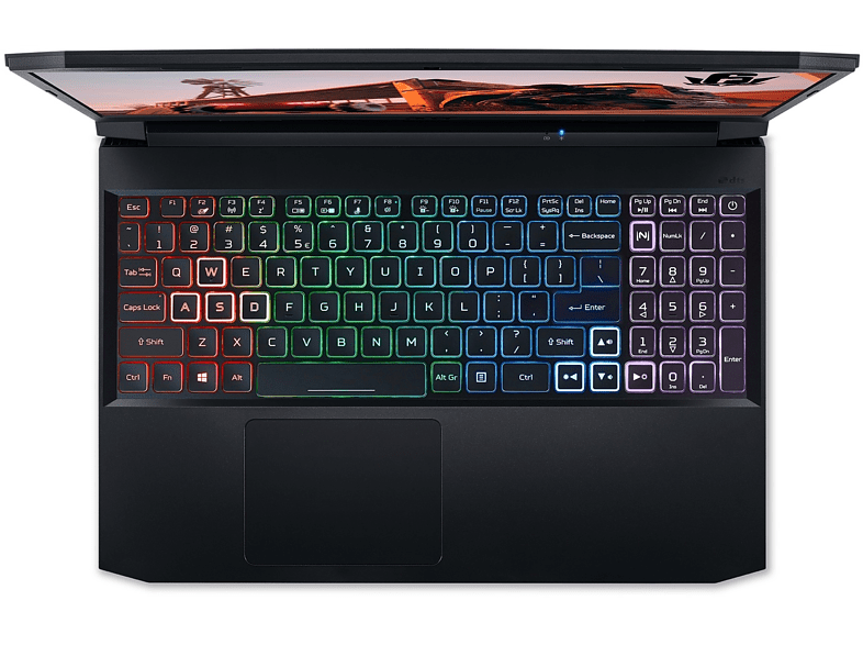 Portátil gaming - Acer AN515-57, 15.6 Full HD, Intel® Core™ i5-11400H, 8GB RAM, 512GB SSD, GeForce RTX™ 3050Ti, Sin sistema operativo