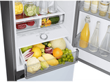 Frigorífico combi - Samsung BESPOKE RB34A7B5D48/EF, 344l, No Frost,  SpaceMax™, 185 cm, Metal Cooling, Satin SkyBlue