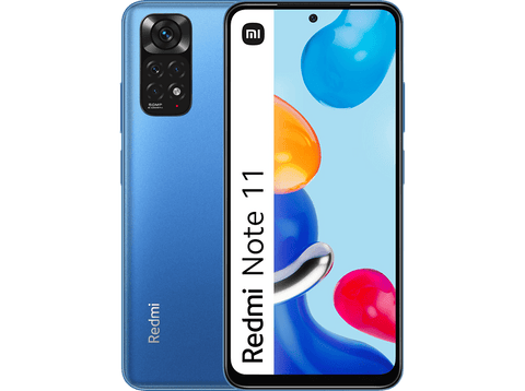 Móvil - Xioami Redmi Note 11, Azul ocaso, 128 GB, 4 GB RAM, 6.43