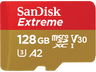 Tarjeta Micro SDXC - SanDisk Extreme®, 128GB, Hasta 190MB/s, U3, V30, A2, C10, Apta Drones, 4k UHD, Multicolor
