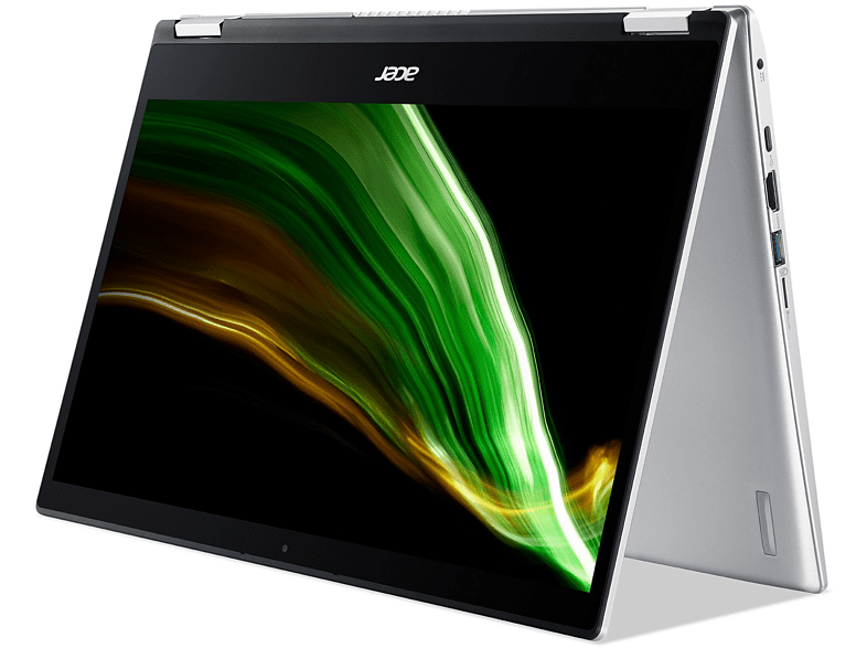 Convertible 2 en 1 - Acer SP114-31N, 14 Full HD, Intel® Celeron® N5100, 4GB RAM, 128GB eMMC, UHD Graphics, Windows 11 Home S