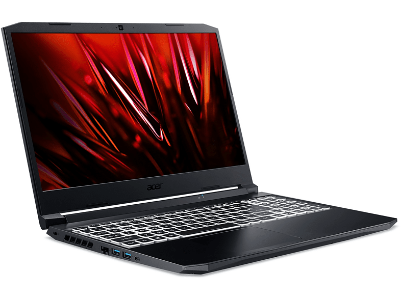 Portátil gaming - Acer AN515-57, 15.6 Full HD, Intel® Core™ i5-11400H, 8GB RAM, 512GB SSD, GeForce RTX™ 3050Ti, Sin sistema operativo
