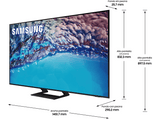TV LED 65 - Samsung UE65BU8500KXXC, UHD 4K, Procesador Crystal 4K, Smart TV, Calibración TV incluida, Negro