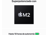 APPLE MacBook Air (2023), 15.3 Retina, Chip M2 de Apple, 8 GB, 256 GB SSD, MacOS, Teclado Magic Keyboard Touch ID, Blanco estrella