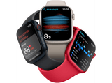 Apple Watch S8 (2022), GPS+CELL, 41 mm,  Caja de aluminio, Vidrio delantero Ion-X, Correa deportiva medianoche