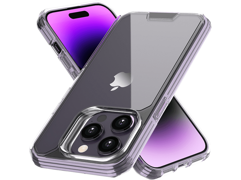 Funda - Muvit MCSPS0015, Para Apple iPhone 14 Pro, Materiales reciclados, Transparente
