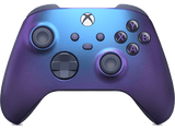 Mando - Microsoft QAU-00087 Edición especial Stellar Shift, Compatible con Xbox Series, Bluetooth, Azul púrpura