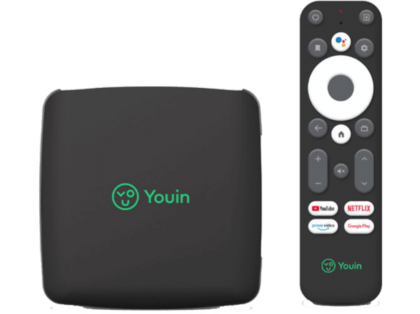 Receptor satélite - Youin You-Box EN1060K, TDT, Chromecast Built-in, HDMI, Bluetooth, 4K UHD, Negro