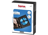 Fundas para CD, DVD y Blu-Ray - Hama DVD Jewel Case, Caja para 1 DVD, 3 unidades, color negro