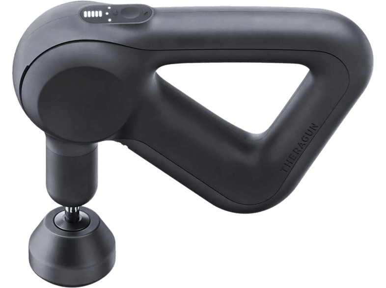 Masajeador - Therabody Theragun Prime, 120 min, Motor QX65, Tecnología QuietForce, 4 Accesorios, Negro