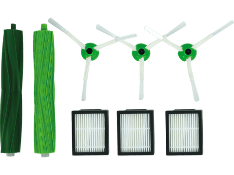 Accesorio robot aspirador - Scanpart Set recambios, Compatible Roomba i1-i5-i7-i1-i5-j7-j7+, Negro