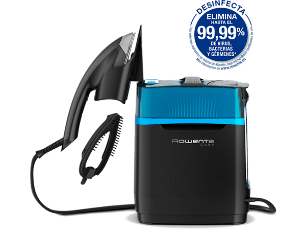 Plancha de vapor - Rowenta Cube UR2020D1, 2170 W, 5.8 bar, 1.1 l, 200 g/min, Negro