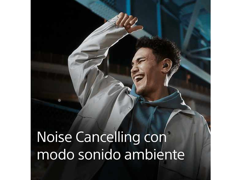 Auriculares True Wireless - Sony WFLS900N, LinkBuds S, Noise Cancelling, 20 h, Optimizado para Alexa y Google, Negro