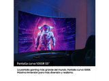 Monitor gaming - Samsung Odyssey Ark  LS55BG970NUXEN, 55, UHD 4K, 1 ms, Max 165Hz, Curvatura 1000R, Negro