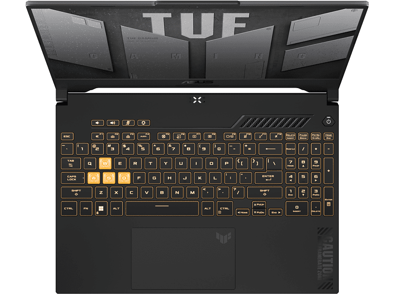 Portátil gaming - ASUS TUF F15 FX507ZV4-LP003, 15.6 Full HD, Intel® Core™ i7-12700H, 32GB RAM, 1 TB SSD, GeForce RTX™ 4060, Sin sistema operativo
