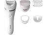 Depiladora - Philips BRE710/00, Wet & Dry, 2 Velocidades, 5 accesorios, Piernas y Cuerpo, Blanco