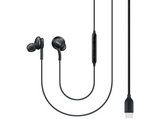 Auriculares de botón - Samsung EO-IC100, USB-C, Sonido AKG, Micrófono, Botón, Negro