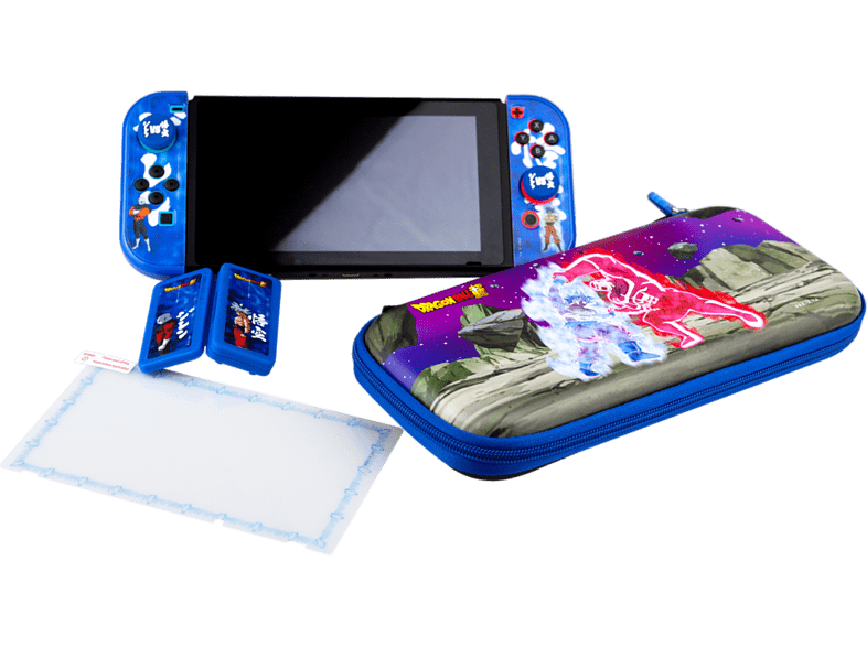 Accesorio Nintendo Switch - Dragon Ball Pack Universe, Funda, Grips, Cajas juegos, Carcasas Joy-Con, Protector