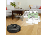 Robot aspirador - iRobot Roomba i7150, WiFi, Alta potencia de succión, Memoriza, Mapea y se adapta, Mascotas