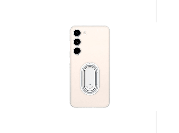 Funda - Samsung, Para Samsung Galaxy S23 5G, Trasera, Con Soporte, Transparente
