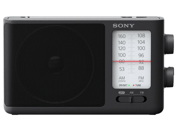 Radio portátil - Sony ICF506.CED, AM/FM, Negro