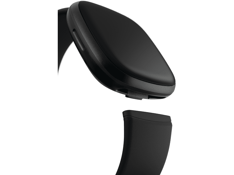 Smartwatch - Fitbit Versa 3, Negro, Funciones de salud avanzadas, GPS, Frecuencia cardiaca, + 6 días batería