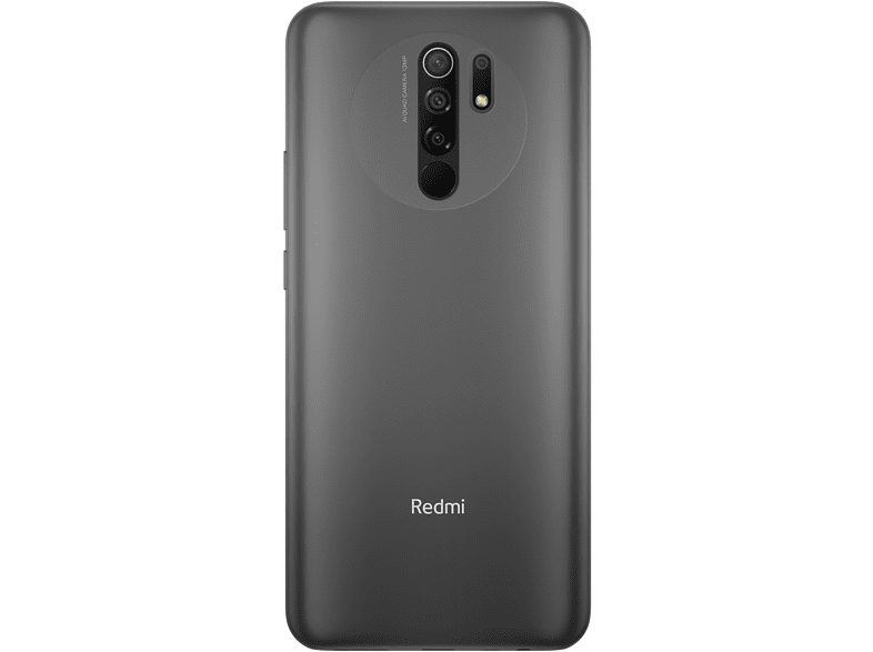 Móvil - Xiaomi Redmi 9, Gris, 64 GB, 4 GB, 6.53 Full HD+, MediaTek Helio G80, Quad Cam, 5020 mAh, Android